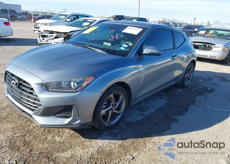 2019 Hyundai Veloster 2.0 z USA, uszkodzony, nr VIN KMHTG6AF5KU017169